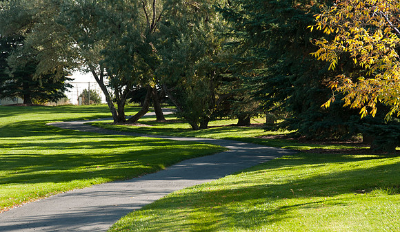 Walking Path around the Upper Playfields.