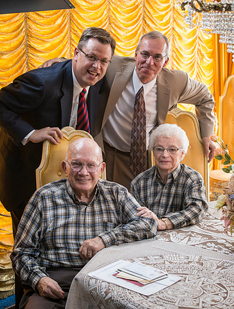 President Gilbert, Kelly Burgener and Dr and Sis Lowder.