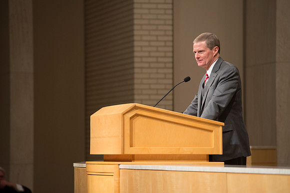 Elder Bednar speaks briefly about how Sister Bednar is the ultimate example of of righteousness among all nations.