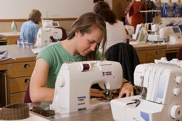 Home &amp; Family Sewing Lab in the Clarke Building.