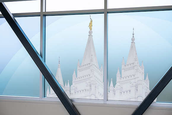 Salt Lake Temple Open House Window Cling - Oct 2026