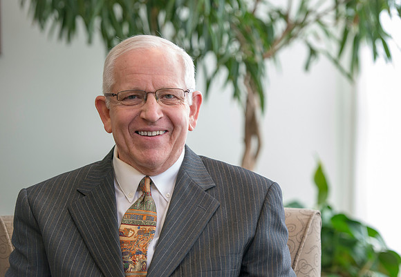 President Clark G. Gilbert interviews retired english instructor, Scott Samuelson, to learn more about the "Spirit of Rick's"