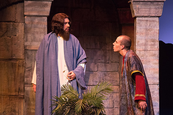 The first Dress Rehearsal for Christ the Lord-Our True Light by the BYU-Idaho Theater Department. Photo by Erik Hill.