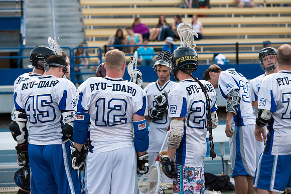 The Spartans best the Vikings in the Lacrosse Championship game.  One of the Competitive Sports Leagues which is part of the Student Activity Program at BYU-Idaho.