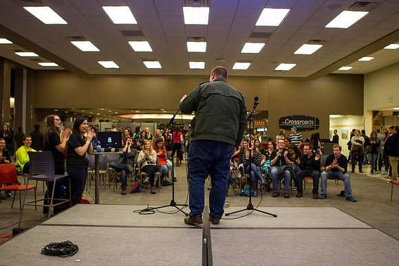 Students performs on stage and sing their favorite karaoke songs during I-Night.