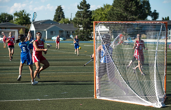 BYU-Idaho competitive sports, Women's Lacrosse Championship at the stadium.  BYU-Idaho photo by Michael Lewis