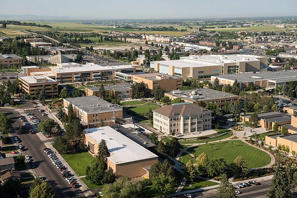 Aerial photos of BYU-Idaho Campus