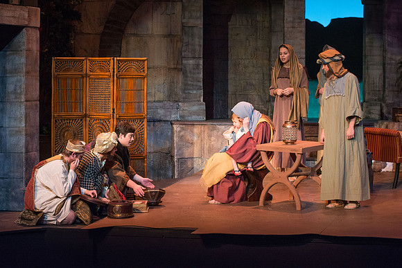 The first Dress Rehearsal for Christ the Lord-Our True Light by the BYU-Idaho Theater Department. Photo by Erik Hill.