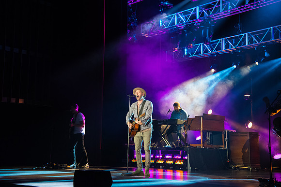 Songwriter and Singer, Mat Kearney, performs at BYU-Idaho.