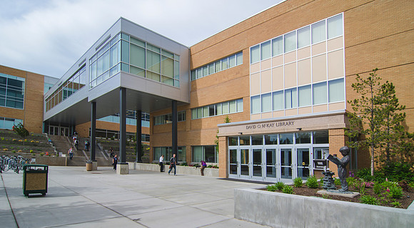 Exterior of the David O. McKay Library
