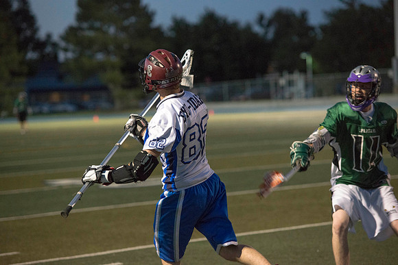 The Spartans best the Vikings in the Lacrosse Championship game.  One of the Competitive Sports Leagues which is part of the Student Activity Program at BYU-Idaho.