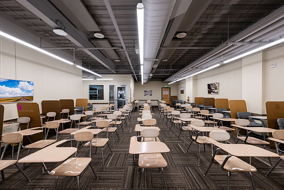 Testing Center interior.