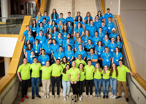 Get connected group photo in the I-Center.
