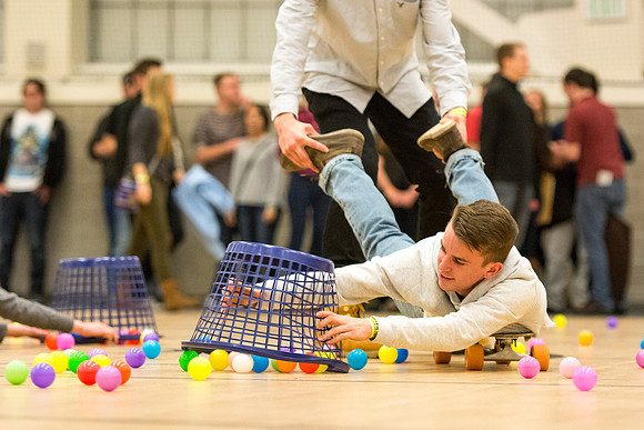 Students party and have fun before the start of classes.