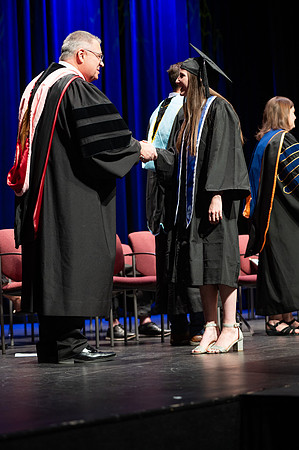 Graduates during convocation for the College of Academic Success & Interdisciplinary Studies. Speakers: Kevin Brower, Jenna Kate Wilson, Tyler Christensen