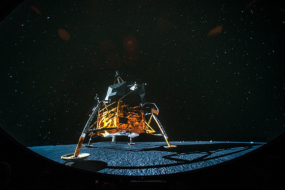 The BYU-Idaho Physics Department Planetarium housed in the George S. Romney Building.  BYU-Idaho Photo by Michael Lewis