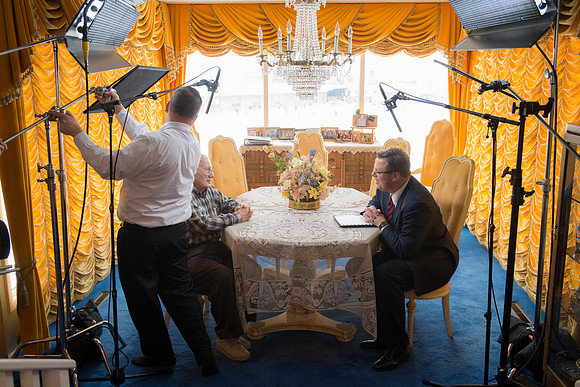 Video Production of President Gilbert interviews Dr Lowder.
