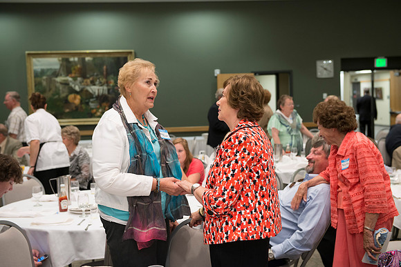 Alumni of the class of 1963 were inducted into the ranks of emeritus status. Also, David and Sara Lee Gibb were honored as the Alumni Award of Excellence Recipients.