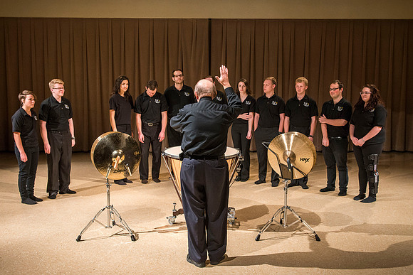 Percussion Ensemble directed by David Taylor