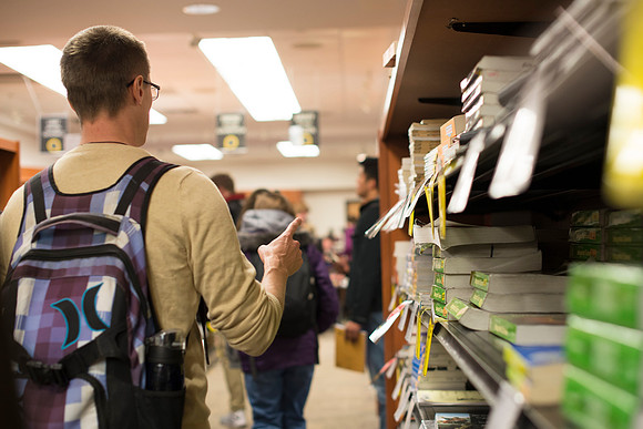 Campus environment on the first day of classes.