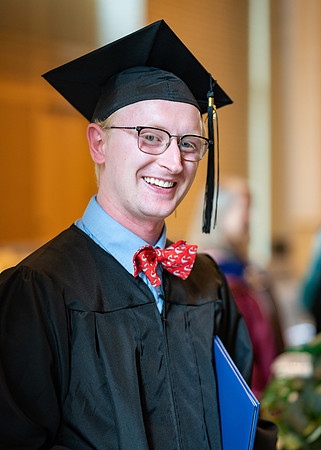 Graduates during convocation for the College of Language and Letters.