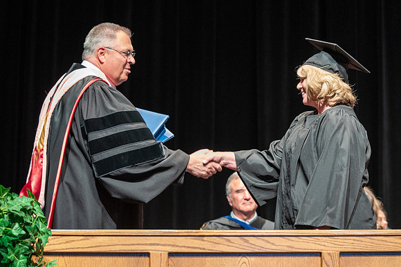 Graduates during Interdisciplinary Studies convocation.