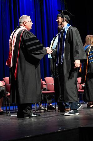 Graduates during convocation for the College of Academic Success & Interdisciplinary Studies. Speakers: Kevin Brower, Jenna Kate Wilson, Tyler Christensen