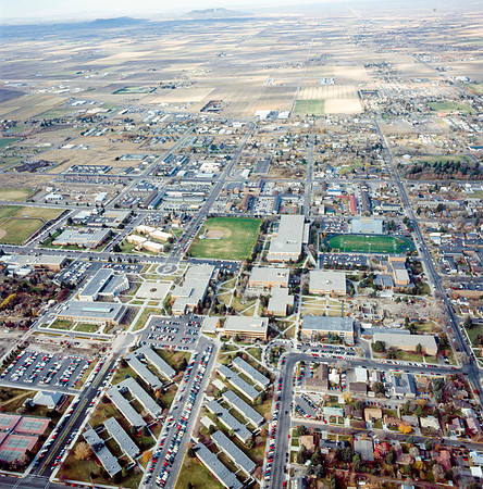 Aerial Photos of Ricks Campus and the surrounding area.