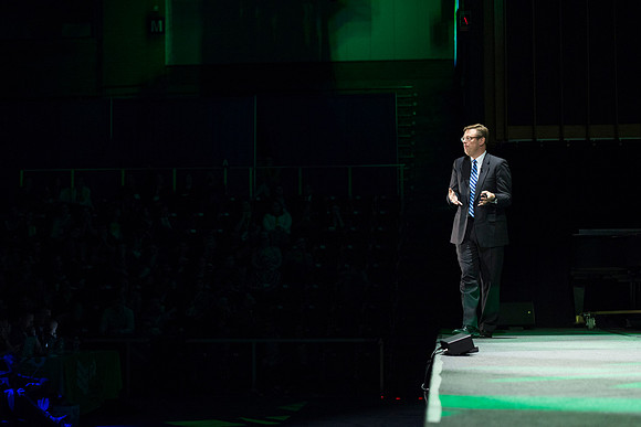 Dr. Clark G. Gilbert, President of BYU-Idaho, speaks at Power to Become.