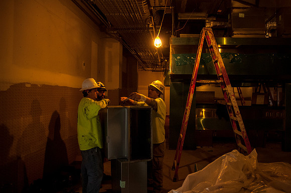 Inside the new Science Technology Building, which is scheduled to be complete by the 2016 Fall Semester.