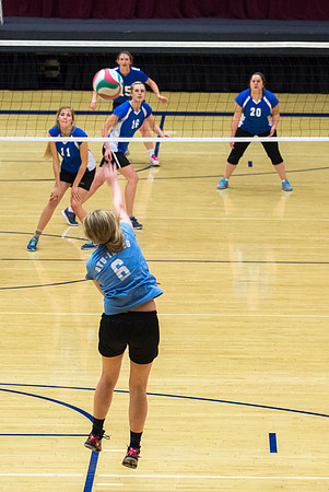 Women's competitive VolleyBall Championship game.