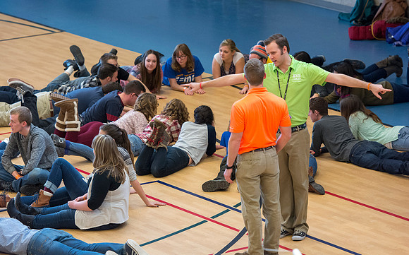 New students gather together to get familiarized with life at BYU-Idaho.