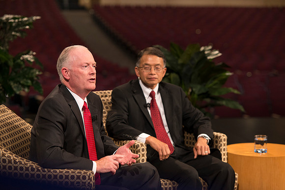 President Kim B. Clark shared his counsel on how to get the most out of your BYU-Idaho experience and answers questions from a live audience as well as from those participating online.