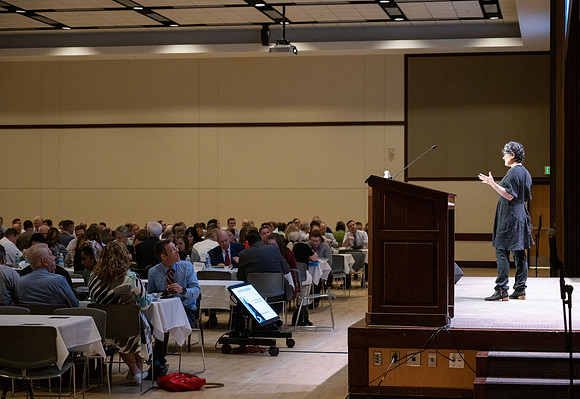 Faculty luncheon with guest speaker, Dr. Lisa Nunn.