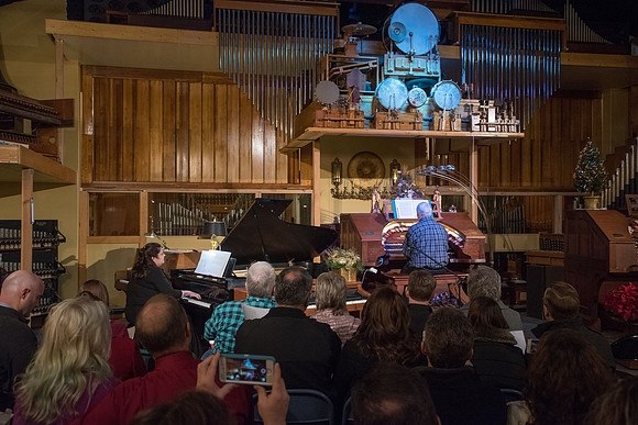 University Relations Christmas Party at Jim Clark's Magical Music Barn.