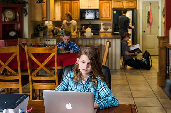 The Nathan and JanaLee Meeker family video production to promote BYU-Idaho online instuctors.
