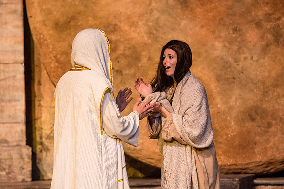 The first Dress Rehearsal for Christ the Lord-Our True Light by the BYU-Idaho Theater Department. Photo by Erik Hill.