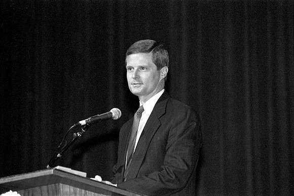President David A. Bednar speaking at Devotional