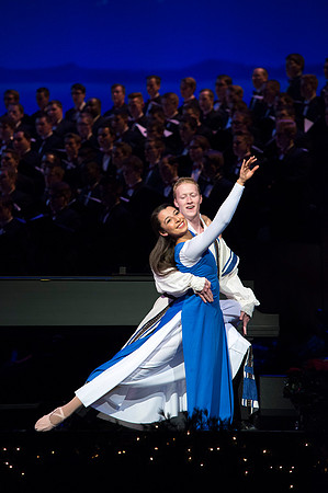 Music, Theater and Dance Departments combine with special guests, Time for Three to perform in the BYU-Idaho Center.