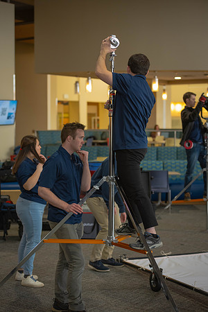 Music Department video promo, behind the scenes.