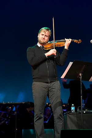 Special guests, Time for Three, combine with Music, Theater and Dance Departments to perform in the BYU-Idaho Center.