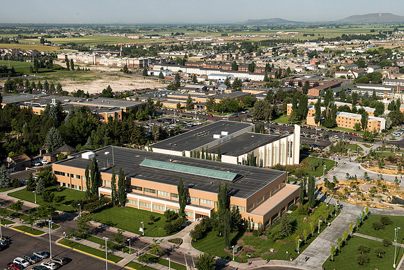 Aerial photos of BYU-Idaho Campus
