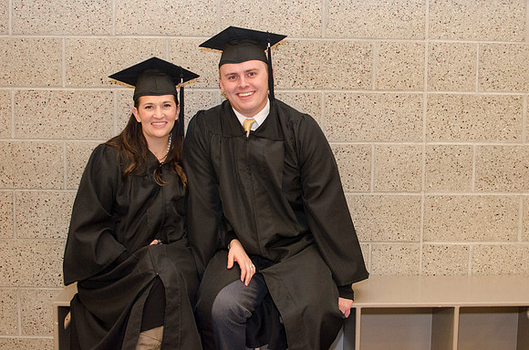 Students wait excitedly to enter the Fall 2015 Processional for BYU-Idaho.