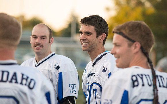 The Spartans best the Vikings in the Lacrosse Championship game.  One of the Competitive Sports Leagues which is part of the Student Activity Program at BYU-Idaho.