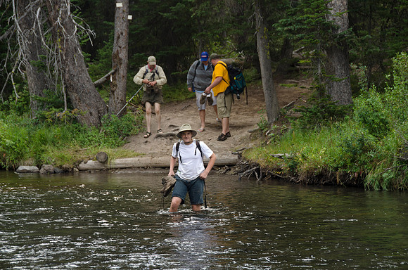 Union Falls Hike: A 17 mile hike round trip and you cross the river 4 times each way.  A very rewarding hike with a beautiful view of Union Falls. Then the real joy is to jump into Ouzel Pool which is