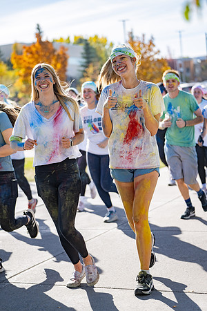BYUI Color Run During Spirit Week