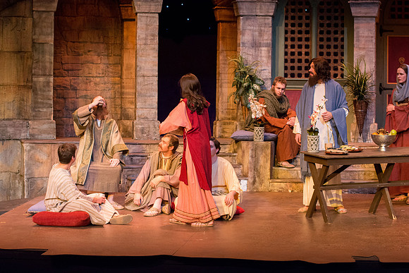 The first Dress Rehearsal for Christ the Lord-Our True Light by the BYU-Idaho Theater Department. Photo by Erik Hill.
