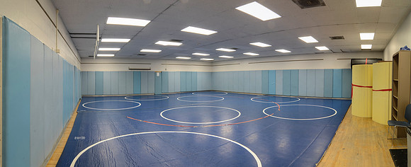 Wrestling Practice Room located in the John W. Hart Building