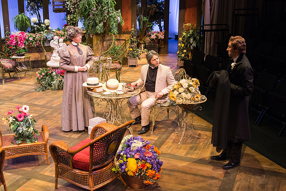The cast of Brigham Young University-Idaho's production of "The Importance of Being Earnest" pose scenes and moments from the performance.