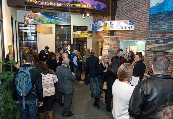BYU-Idaho worked with the Teton Geotourism Center in Driggs, Idaho, creating a Wildlife and Geology exhibit of pieces from the Biology and Geology museums at BYU-Idaho. A ribbon cutting was held for a